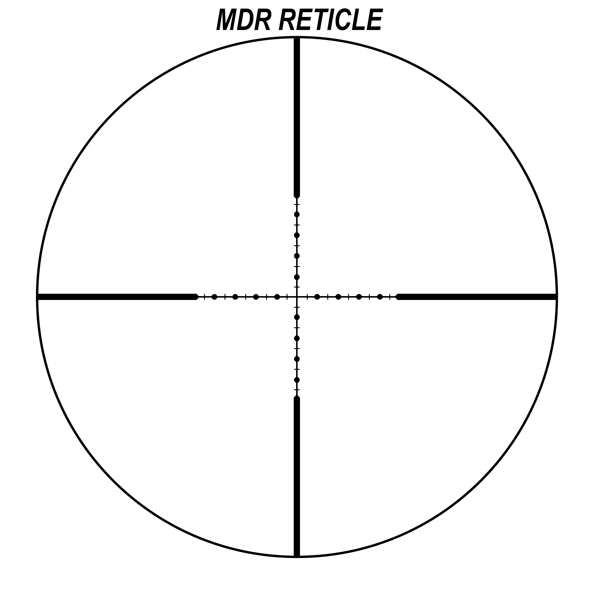 Ridgesite Riflescope (4-12x40, SHR Reticle) Second Focal Plane, 1 Inch Tube
