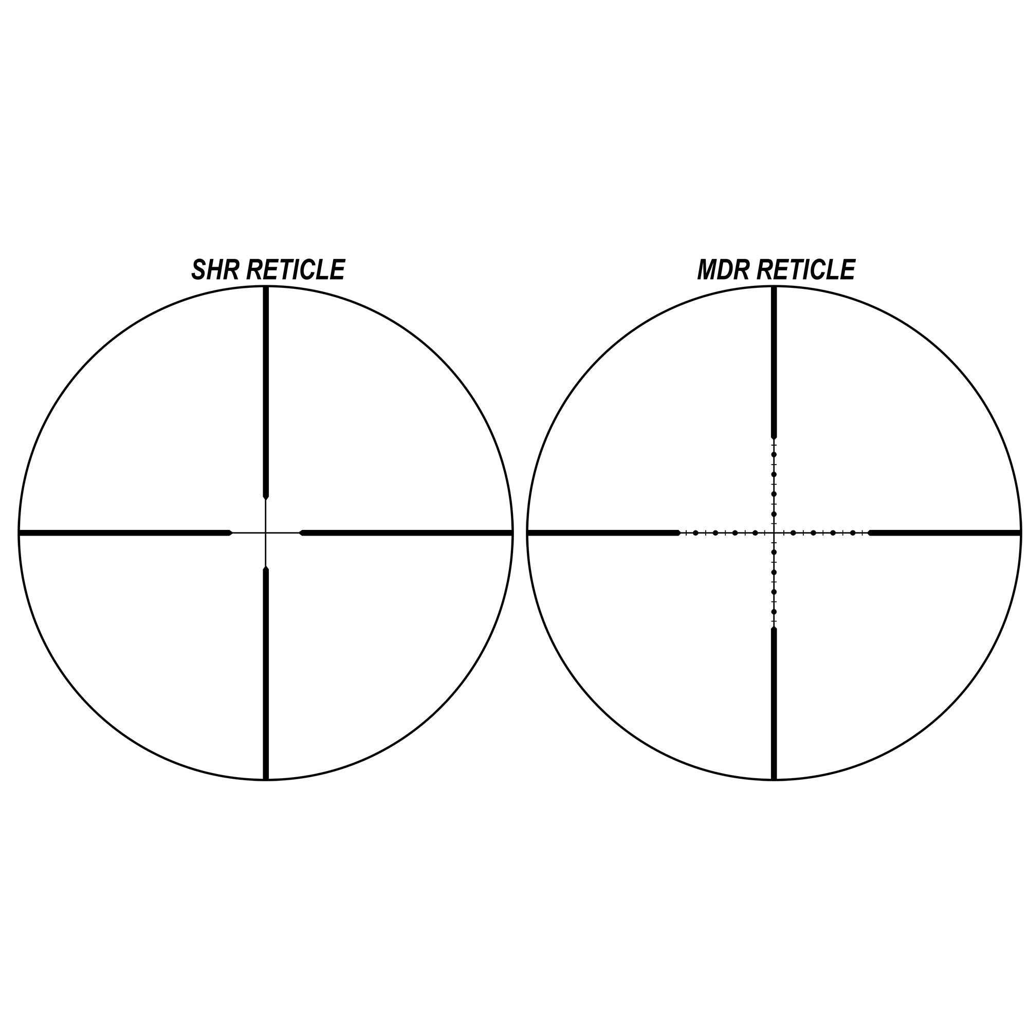 Ridgesite Riflescope (4-12x40, MDR Reticle) Second Focal Plane, 1 Inch Tube
